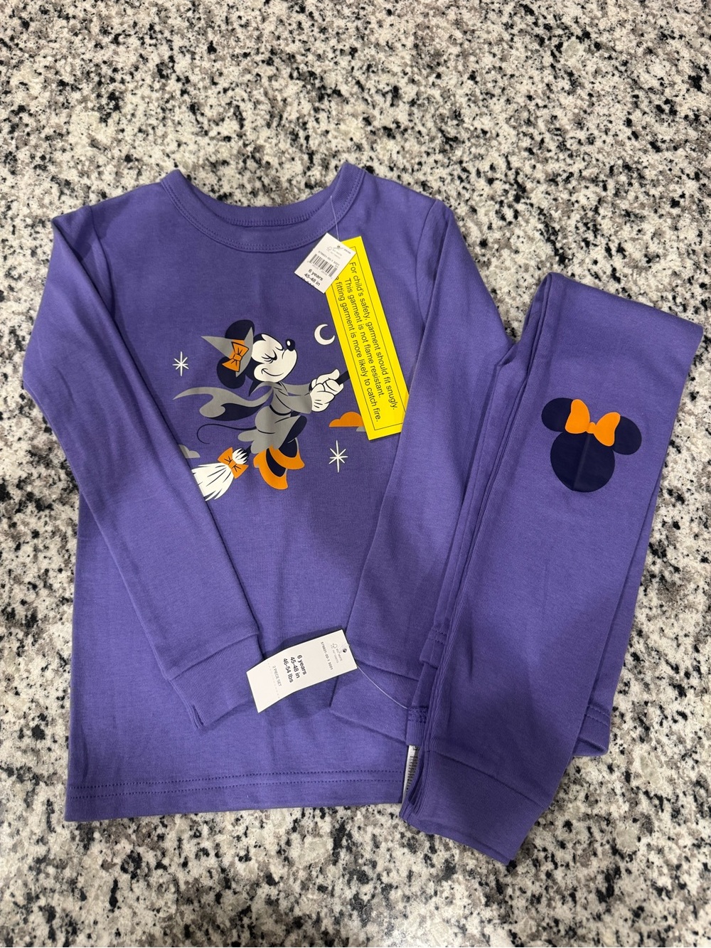 Gap Kids Disney Minnie Mouse Purple Girls' Pajama Set
